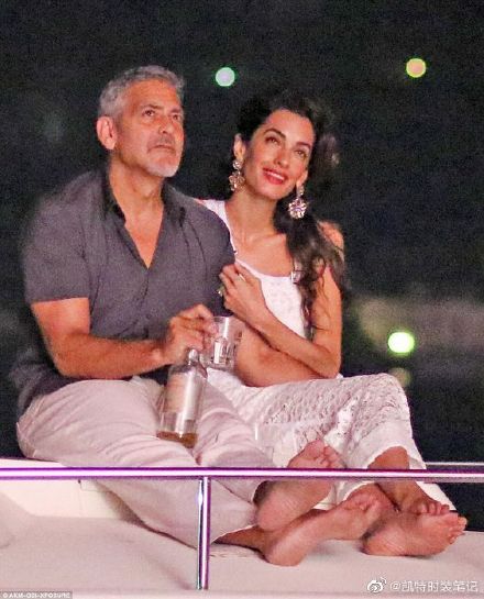 George Clooney和Amal Clooney的街拍