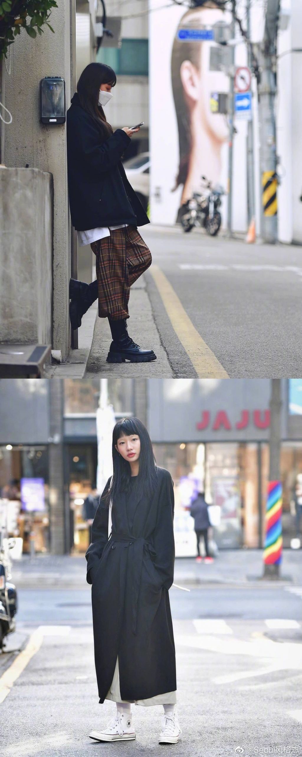 摄影师ensorcelant的冬季街拍合集 和韩国小姐姐们一起get最新时尚穿搭法则～ ​​​