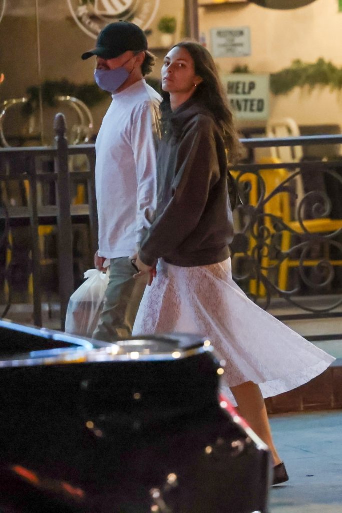 Leonardo DiCaprio and Vittoria Ceretti in Los Angeles, CA