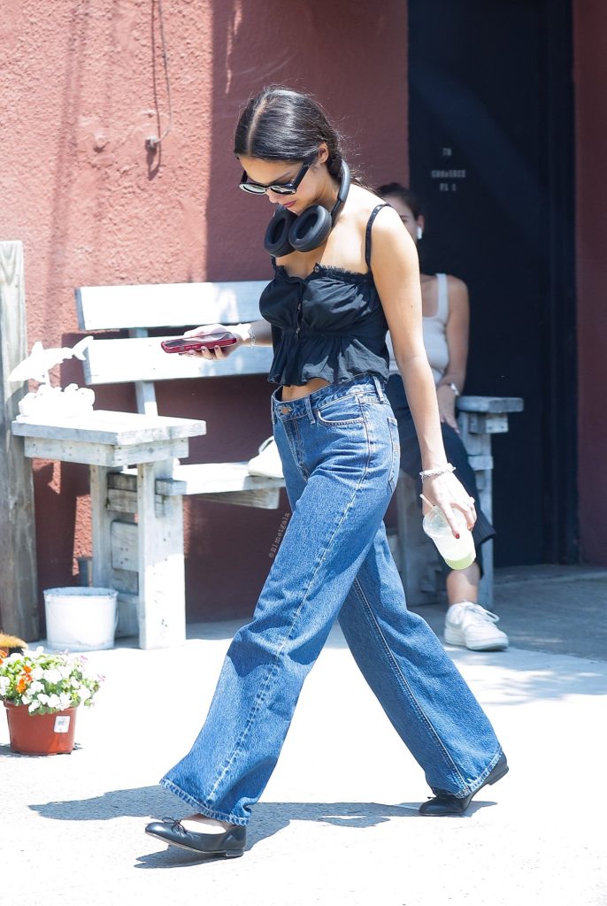 Olivia Rodrigo heads out for an iced matcha in New York City