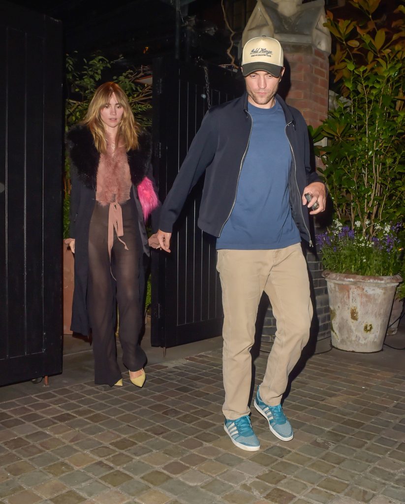 Suki Waterhouse and Robert Pattinson in London