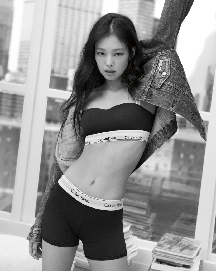 jennie kim, CK内衣裤广告