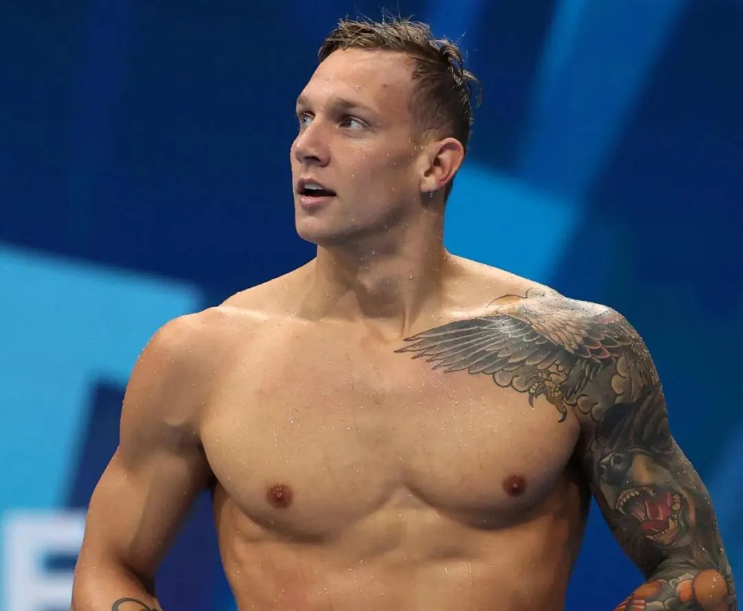 美国游泳运动员Caeleb Dressel,号称美国游泳队第一帅哥