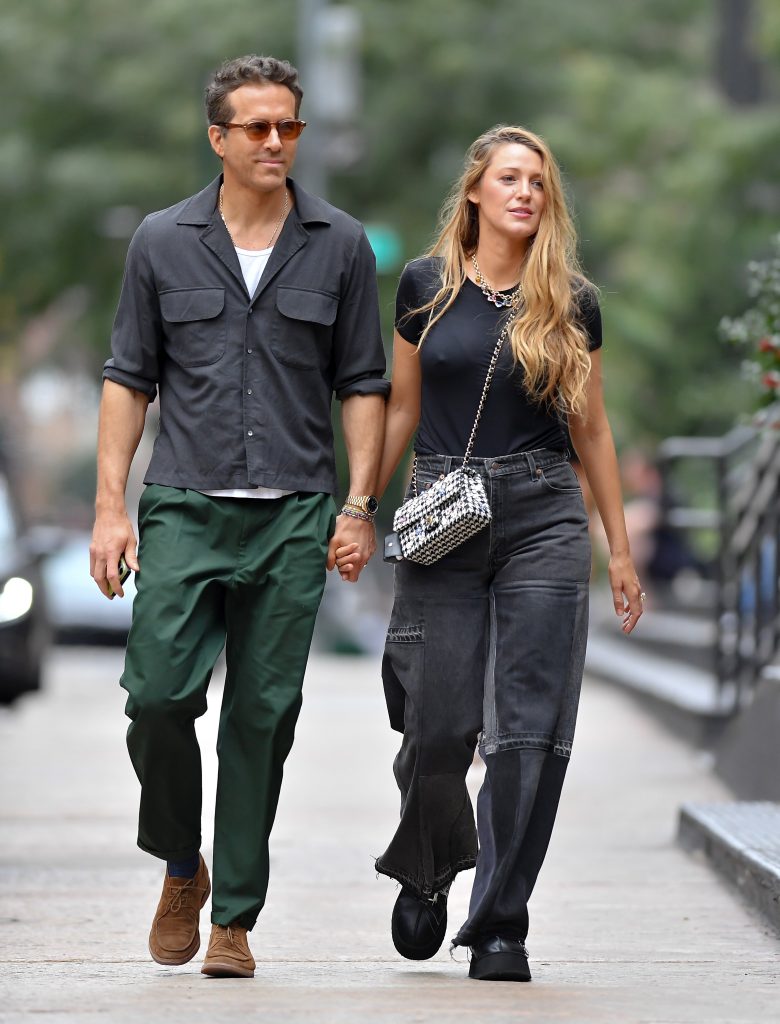 Blake Lively and Ryan Reynolds in New York.