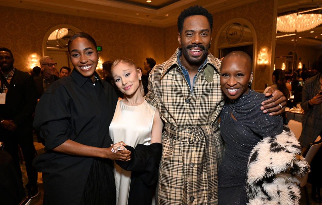 Ayo Edebiri、Ariana Grande、Colman Domingo 和 Cynthia Erivo 出席美国电影学会奖颁奖典礼