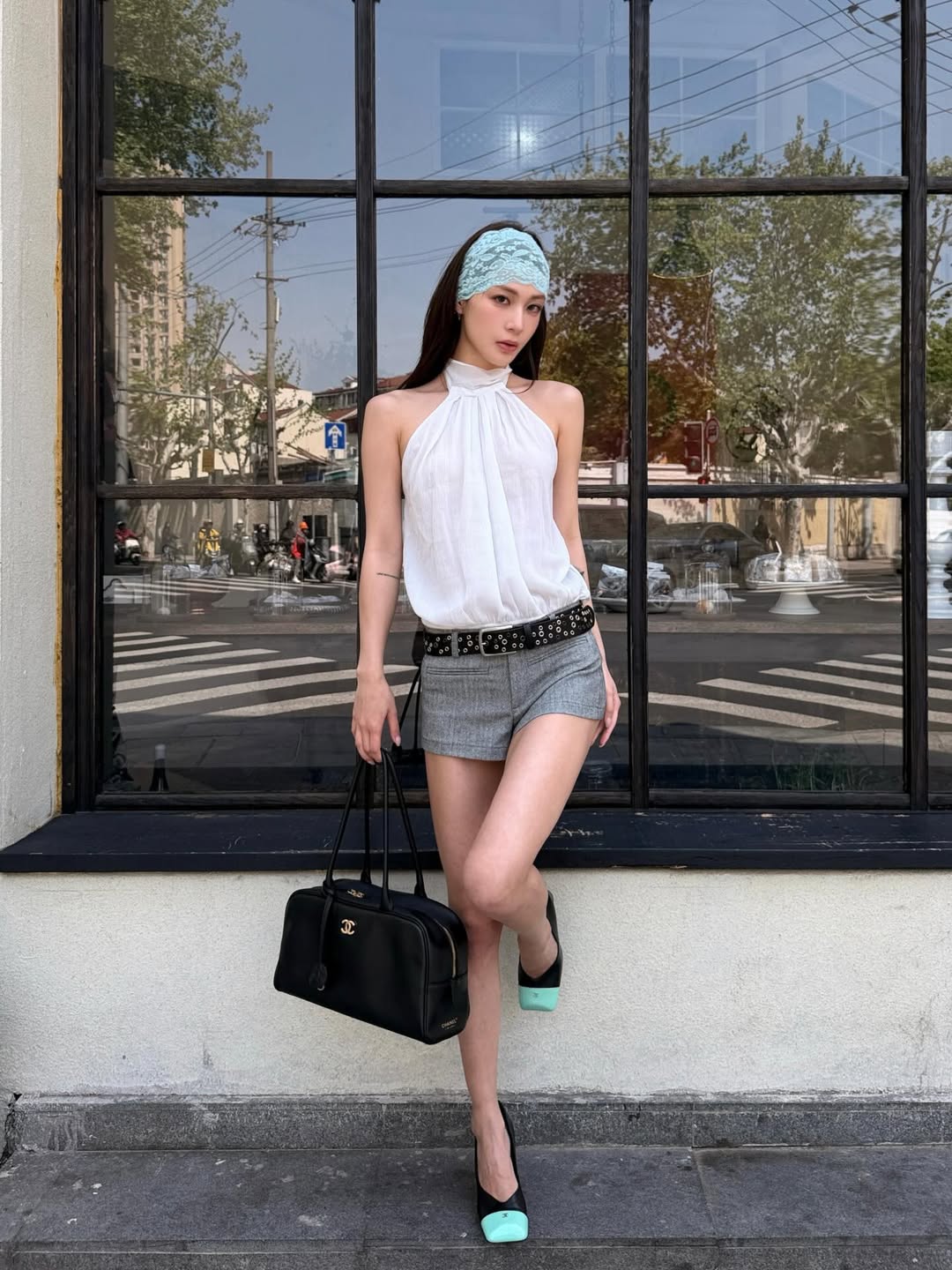 薄荷甜酷，街头焦点