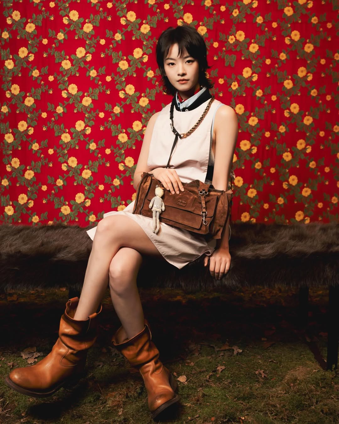 @miumiu运动穿搭，这腰臀比绝了！