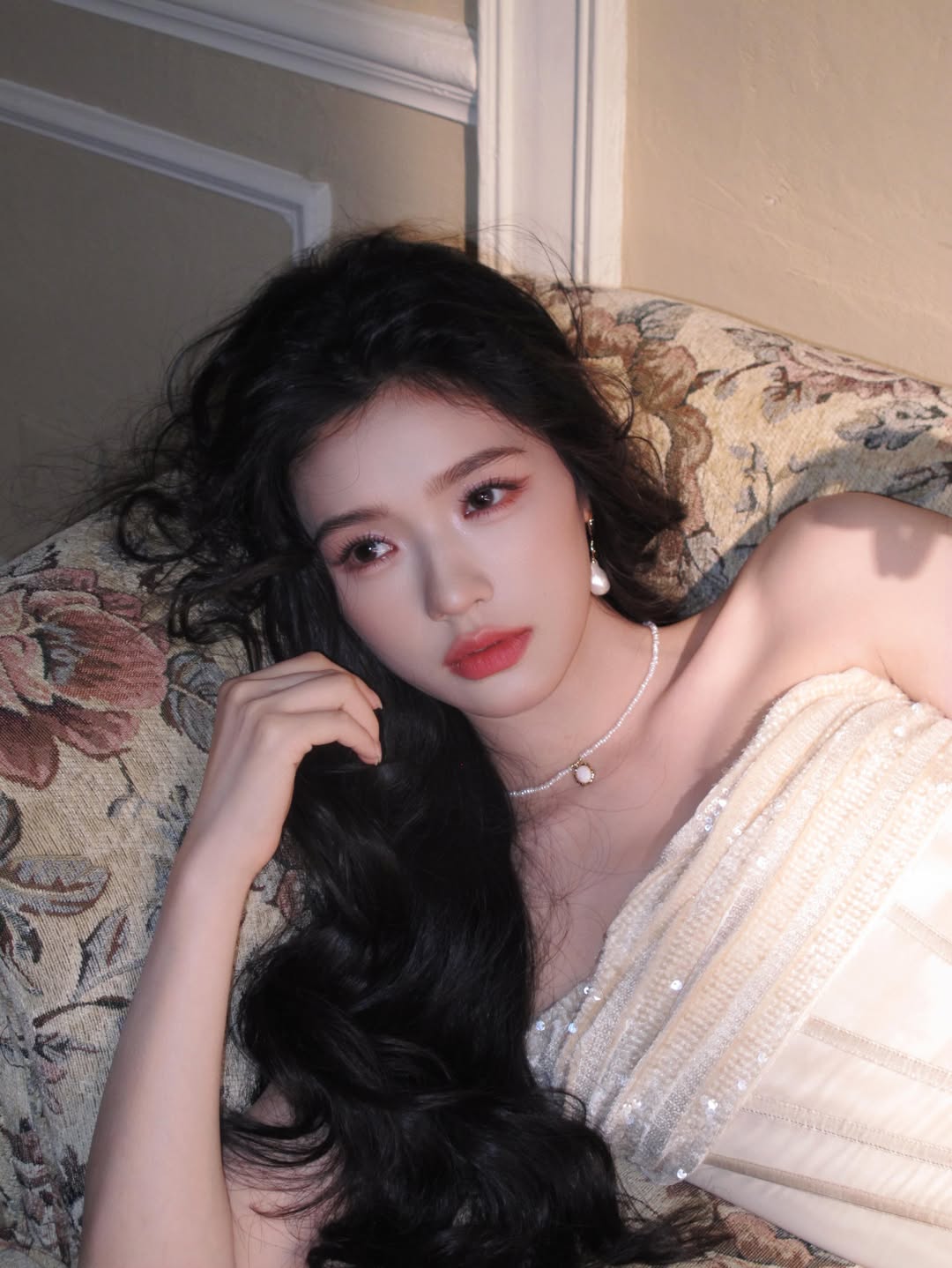 林允日常穿搭，清新少女感满满