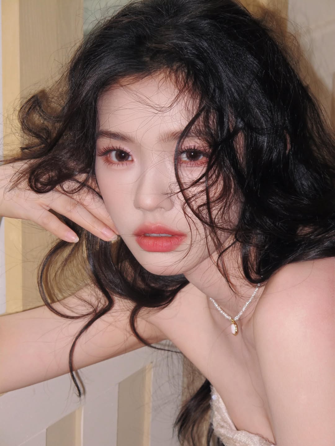 林允日常穿搭，清新少女感满满