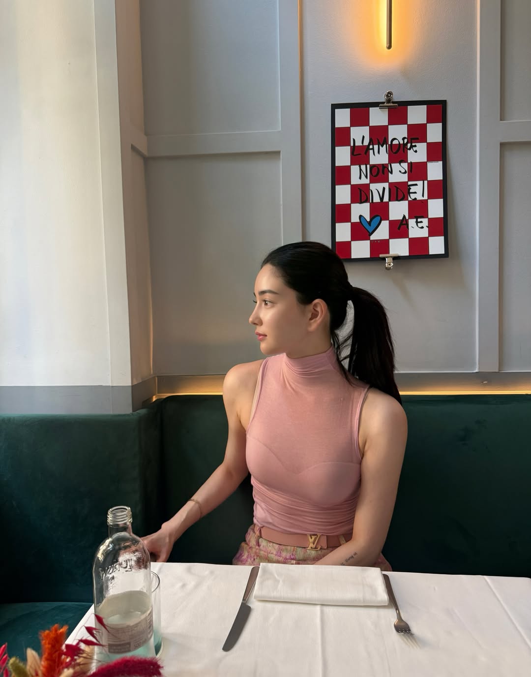 seojin_ban白色蕾丝吊带，温柔少女